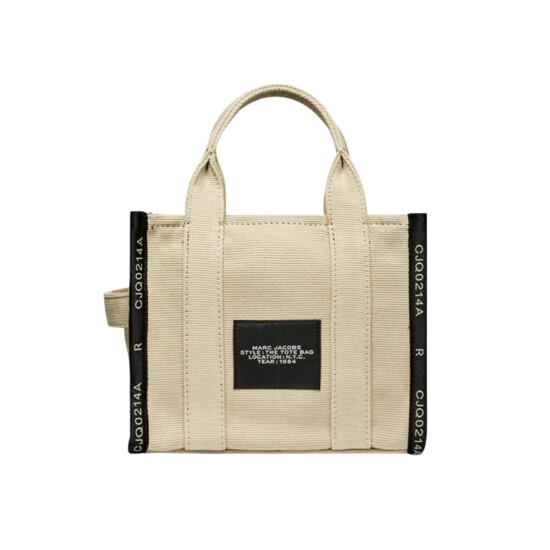 Marc Jacobs- Bolso tejido en jacquard , The small Tote Beige