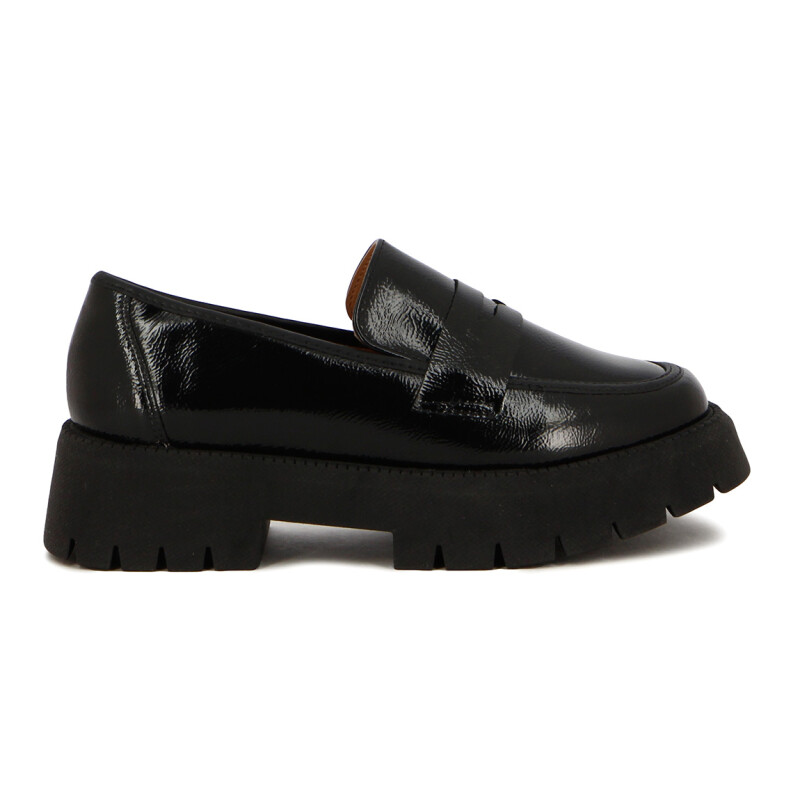Mocasines Mujer Vizzano Suela Alta Negro
