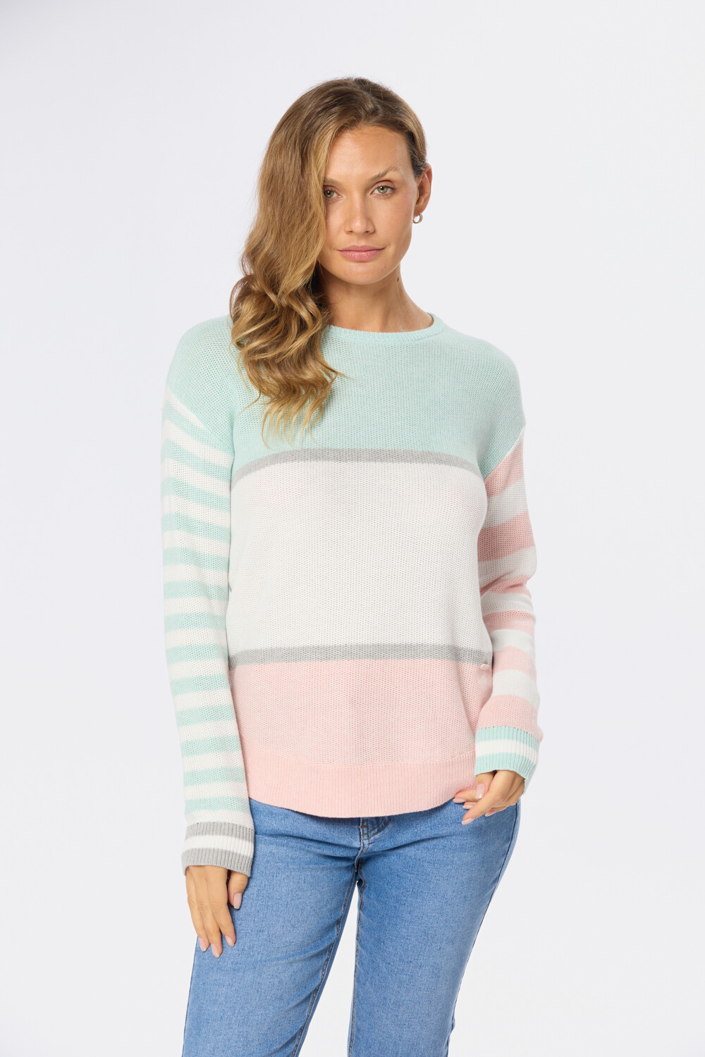 BUZO TEJIDO RAYADO Verde