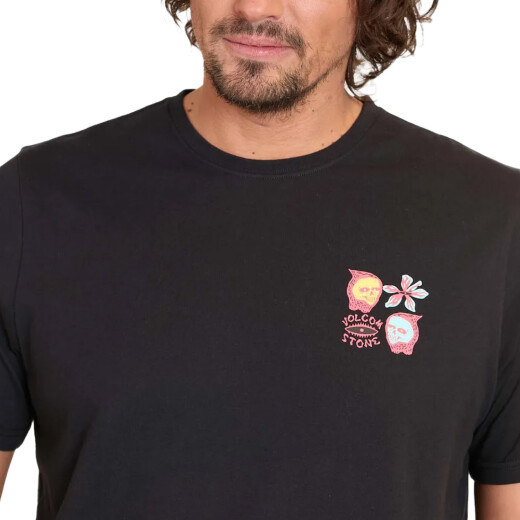 Remera Volcom Flower Budz - Negro Remera Volcom Flower Budz - Negro