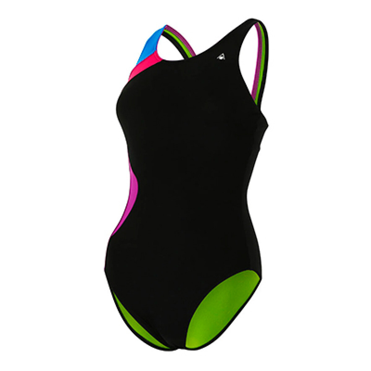 Traje De Baño Femenino Una Pieza SPHERE Amelia Talle 34 - Black Purple 