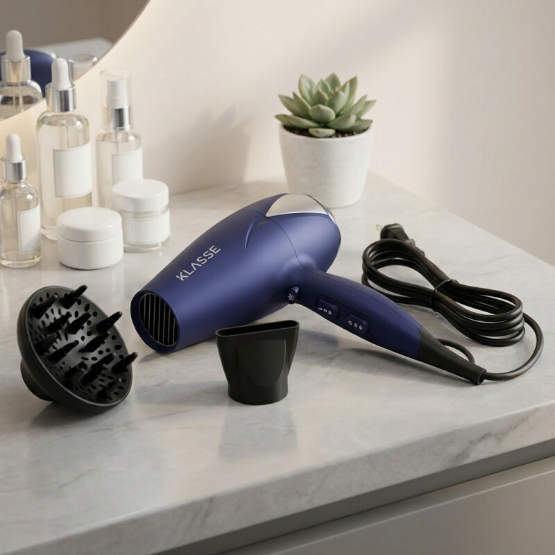 Secador De Cabello Klasse 2100w Con Boquilla Y Difusor Secador De Cabello Klasse 2100w Con Boquilla Y Difusor
