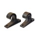 Set x2 soporte de techo simple 28mm x 19mm MARRON OSCURO