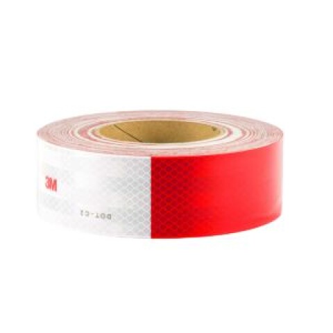 CINTA REFLECTIVA ROJO/BLANCO (5 CM X 45,73 MTS) - 3M CINTA REFLECTIVA ROJO/BLANCO (5 CM X 45,73 MTS) - 3M