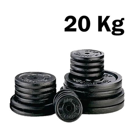 Set 2 Mancuernas + Barra 1.5m + 20 Kg Hierro Compacto 2 Discos 10kg