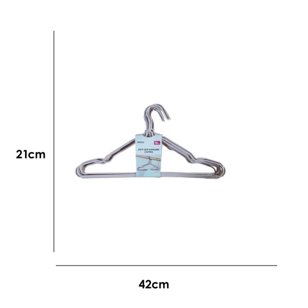 Percha antideslizante 10pcs rosa