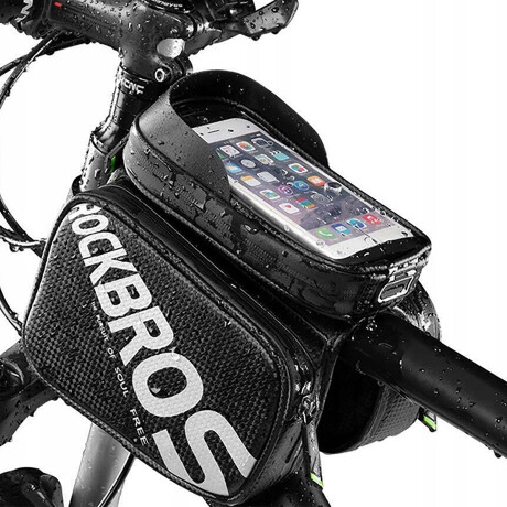 Rockbros - Bolso de Bicicleta para Celular. 5,8''. Capacidad 1 Litro. Impermeable. Reflectante. 001