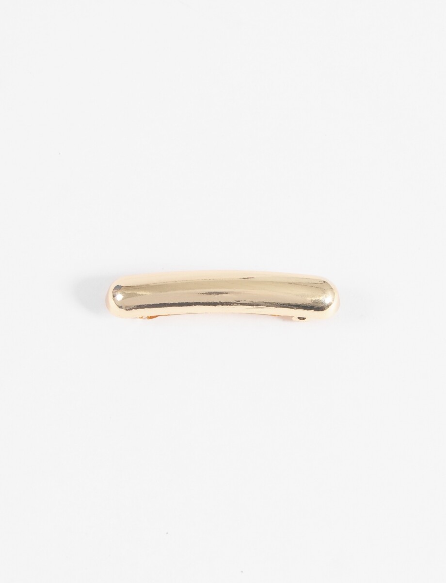 Broche metálico - dorado 