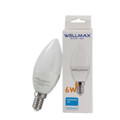 LAMPARA LED VELA 6W (EQUIVALE 45W) E14 CALIDA WELLMAX ++ N/a