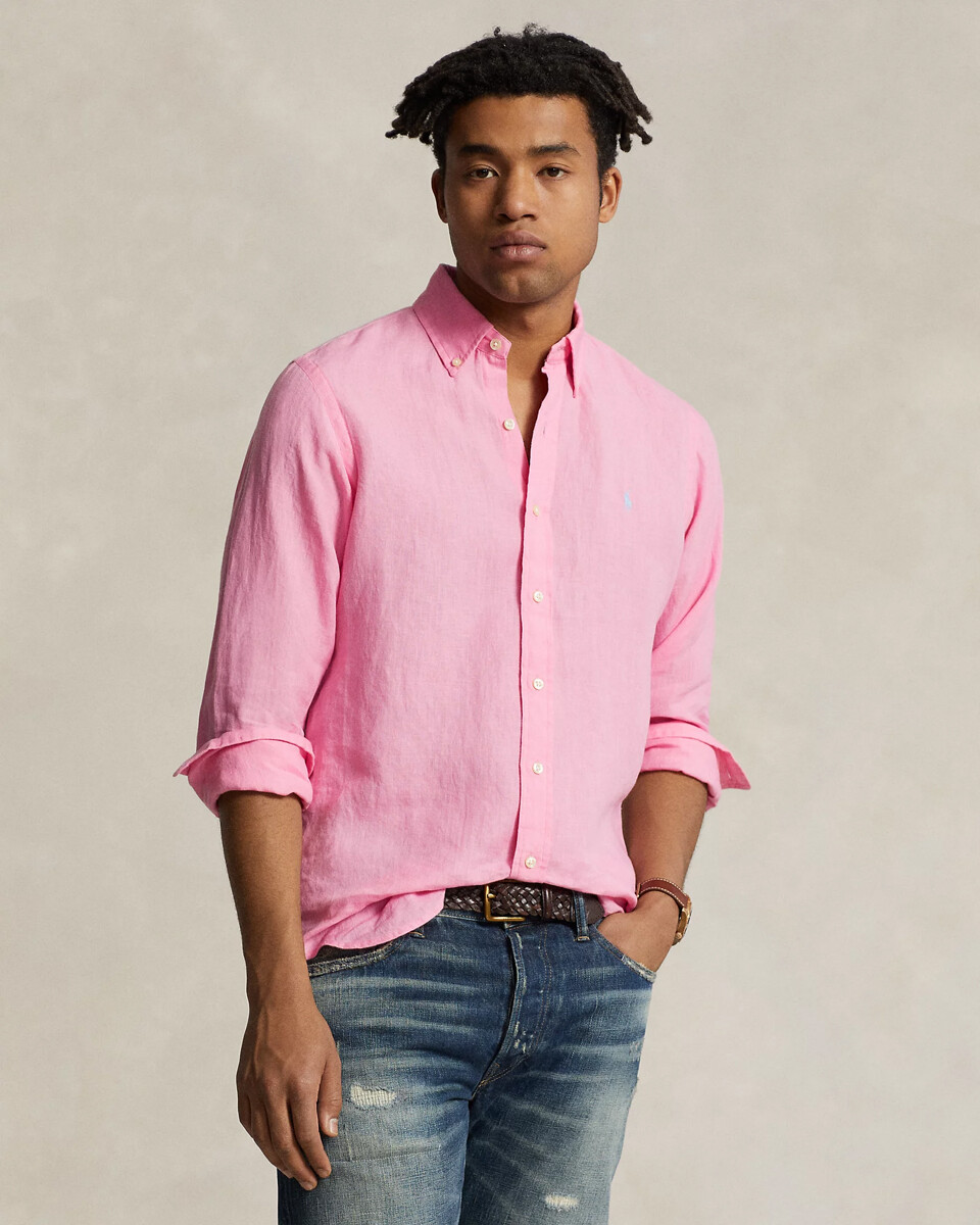 Camisa Lino Polo Ralph Lauren - Florida Pink 