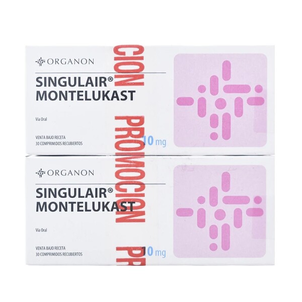 2x1 Singulair 10 mg 30 Comprimidos - Cibeles 2x1 Singulair 10 mg 30 Comprimidos - Cibeles