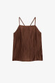 TOP ARRUGADO Marron
