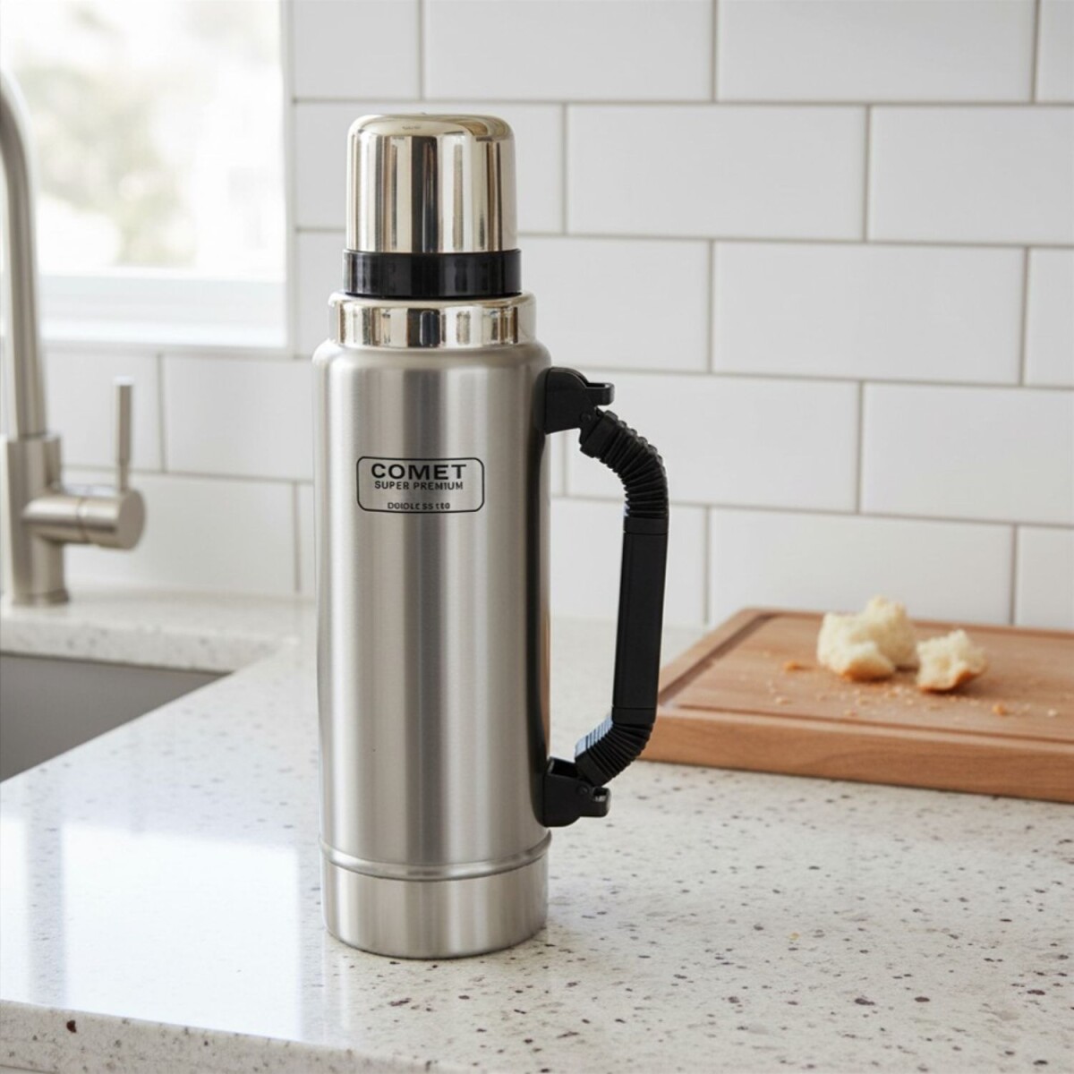 Temo de acero Inox Comet 1,25 Lt - Gris 