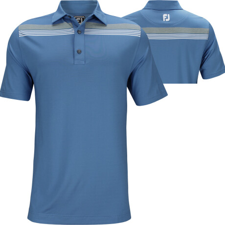 REMERA HOMBRES FOOTJOY ATHLETIC FIT Azul Claro Gris