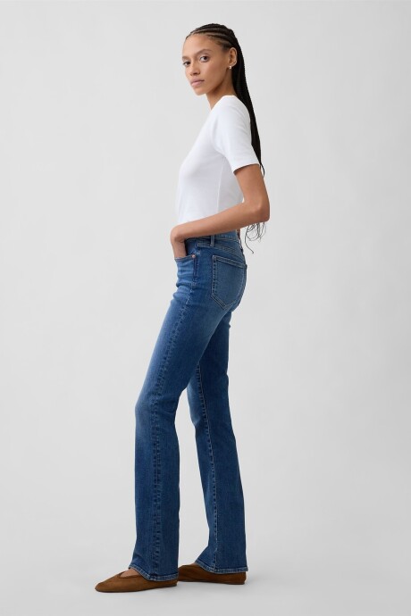 Jean Baby Boot Mujer Medium Wash