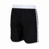 Bermuda Short Largo De baño Playa Deportivo Unisex Arena Icons Team Stripe Negro