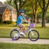 Bicicleta infantil Shengdi Rodado 18 Canasto Parrilla Hadas Color Violeta