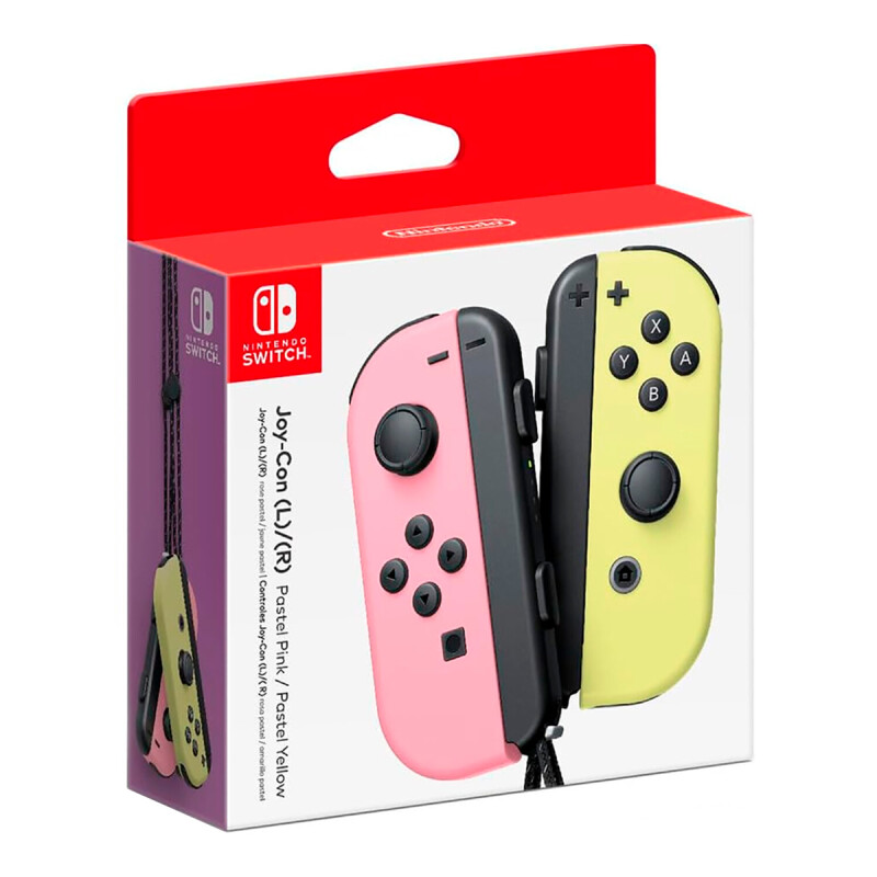 Joystick Nintendo Switch Joy-Con Original Rosado y Amarillo Joystick Nintendo Switch Joy-Con Original Rosado y Amarillo
