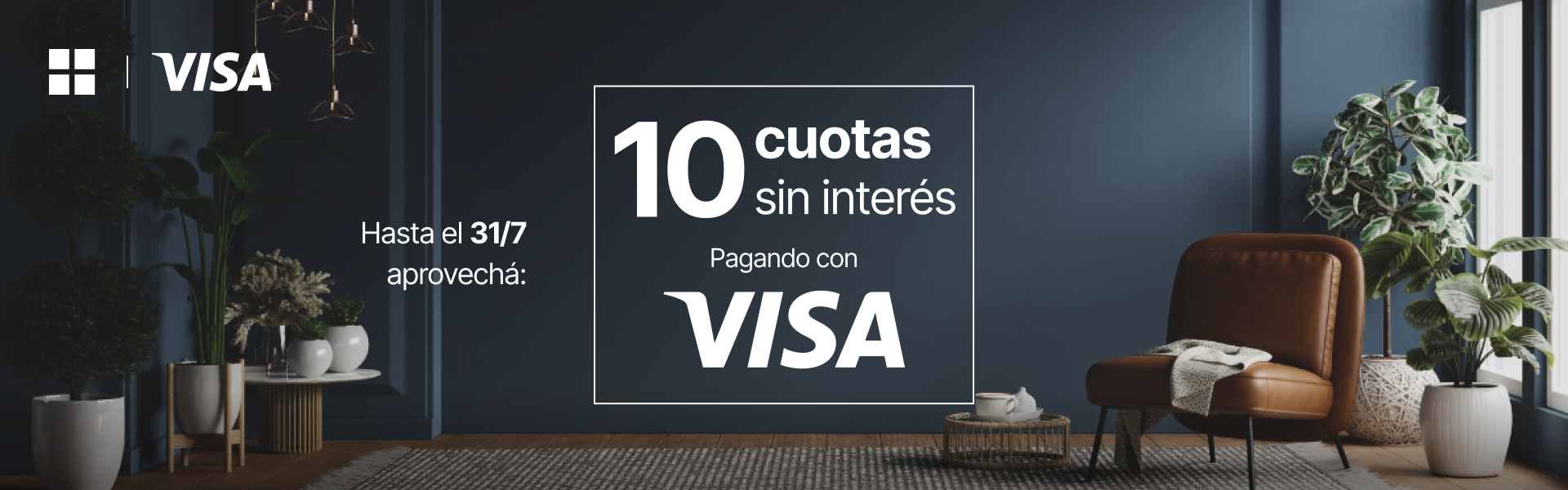 Visa 10 Cuotas sin recargo