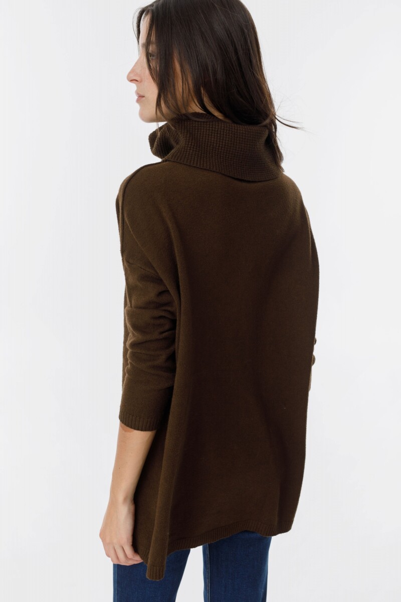 Sweater Damero Chocolate