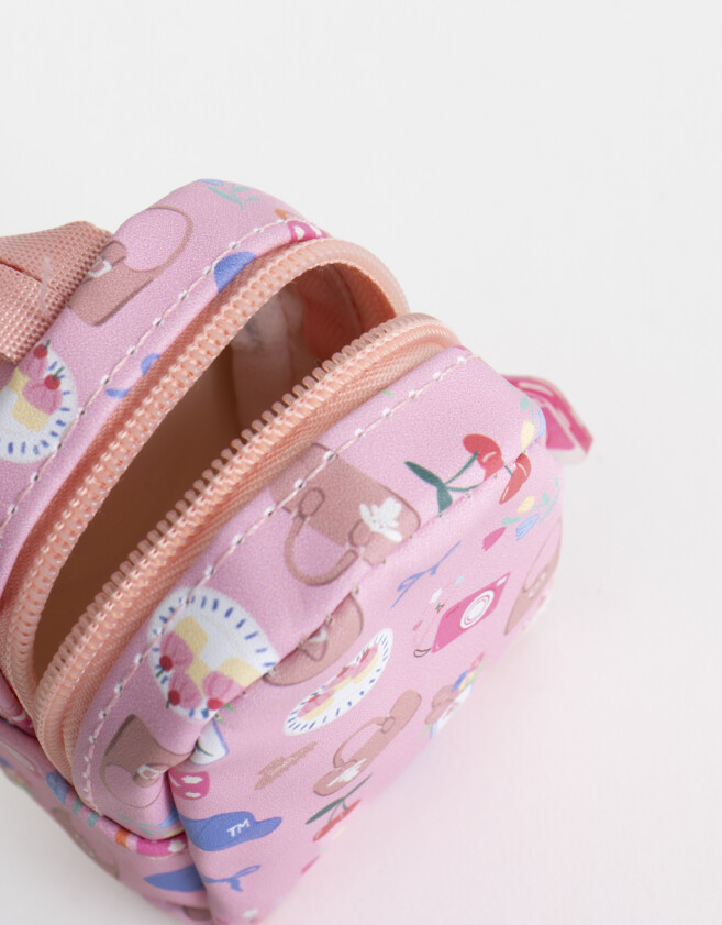 Llavero PU Llavero & Charm Mochila - Rosa Claro