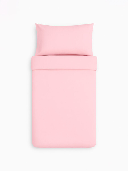 JUEGO DE SABANAS WASH 1 PLAZA ROSADO