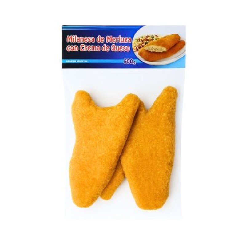 Milanesa de Merluza con Salsa de Queso Ártico - 500 g Milanesa de Merluza con Salsa de Queso Ártico - 500 g