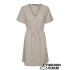 VMMYMILO SS V-NECK DRESS WVN GA NOOS Silver Lining