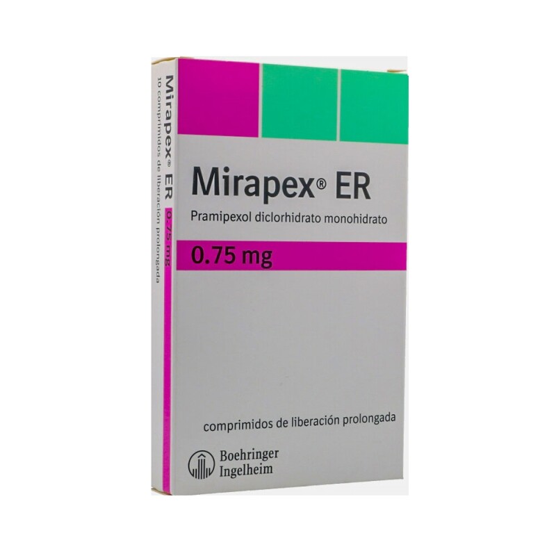 Mirapex Er 0.75 Mg. 30 Comp. Mirapex Er 0.75 Mg. 30 Comp.