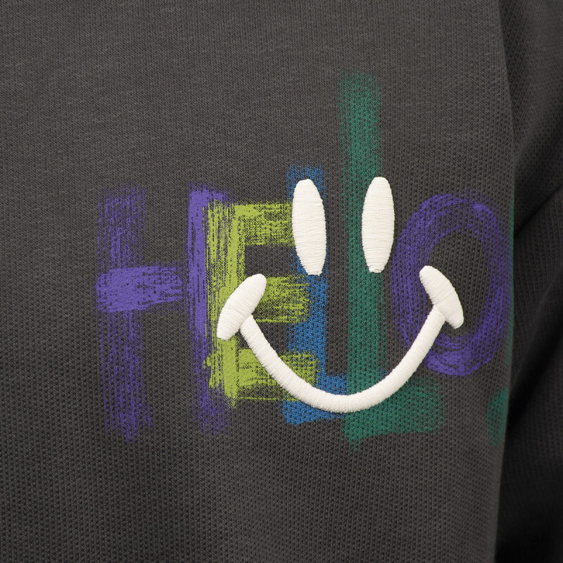 BUZOS ACTIVE HODDIE CON ESTAMPA Unisex - XC02 Verde
