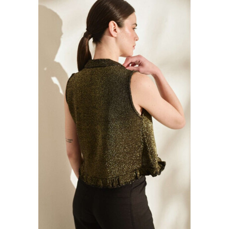 Top Sol Negro Con Lurex