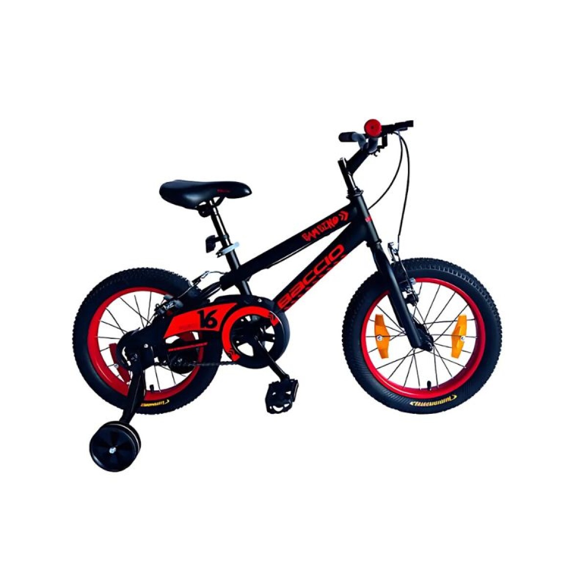 Bicicleta Infantil Bambino - Rodado 16 - Baccio - Rojo 