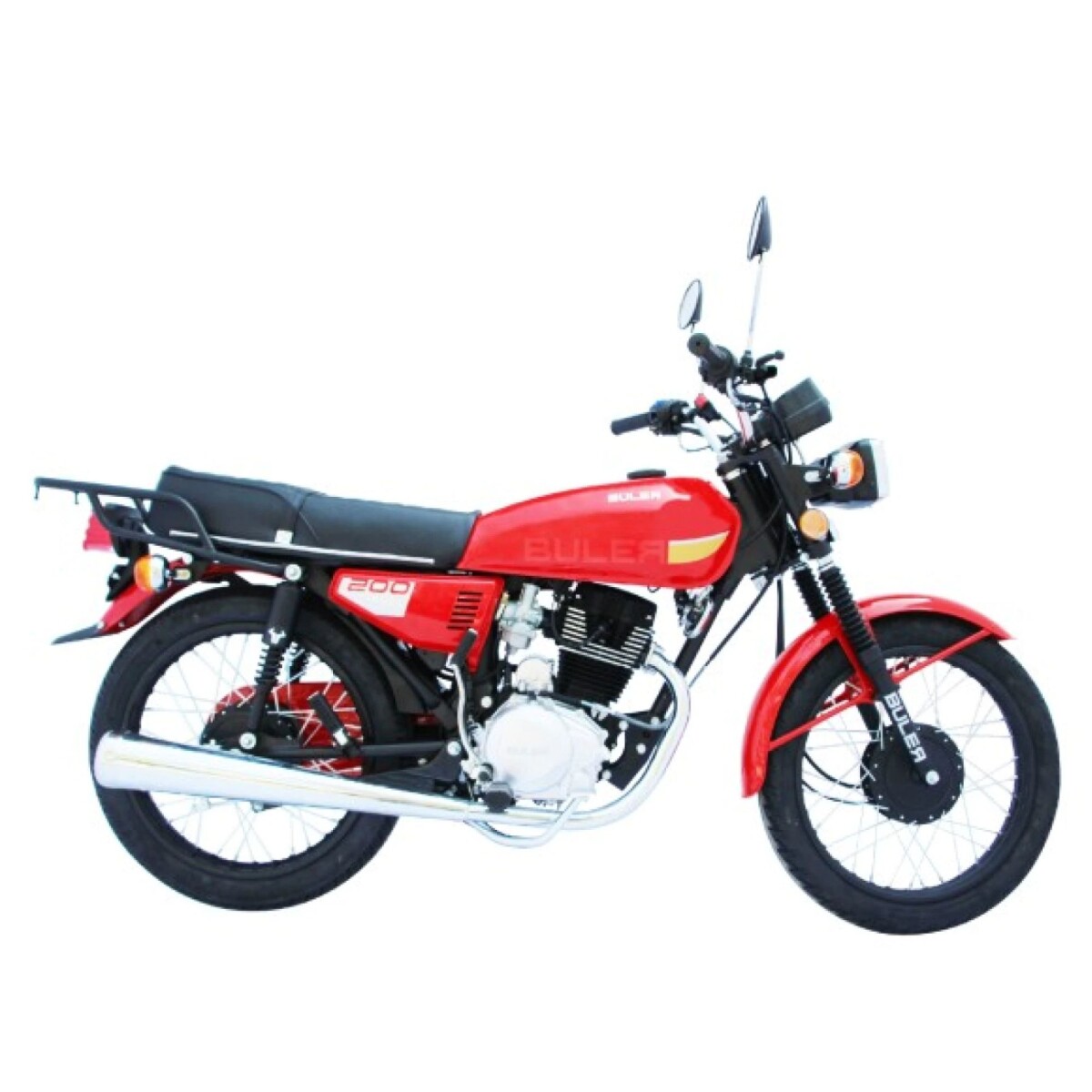 Moto Buler Cobra 200cc Rayos - Rojo 