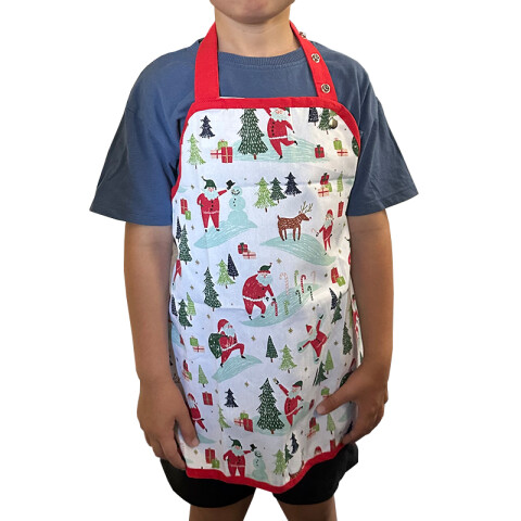 Delantal infantil de navidad Papa Noel TV1708
