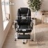 Silla Oficina Sillon Escritorio Ejecutiva Ergonomica Cuero con apoyapies IMBACK Color Negro Silla Oficina Sillon Escritorio Ejecutiva Ergonomica Cuero con apoyapies IMBACK Color Negro