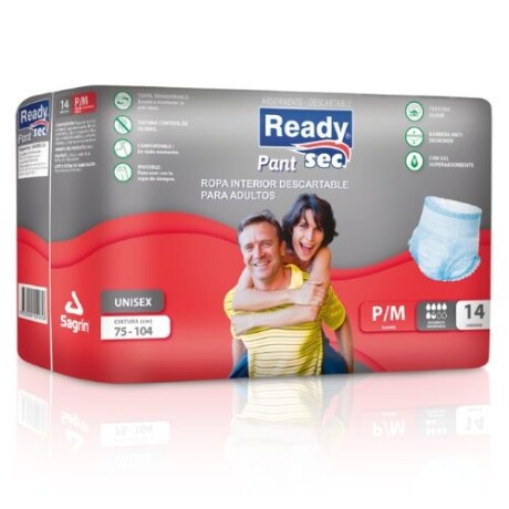 Pants para Adulto Readysec P/M 14 Unidades Pants para Adulto Readysec P/M 14 Unidades