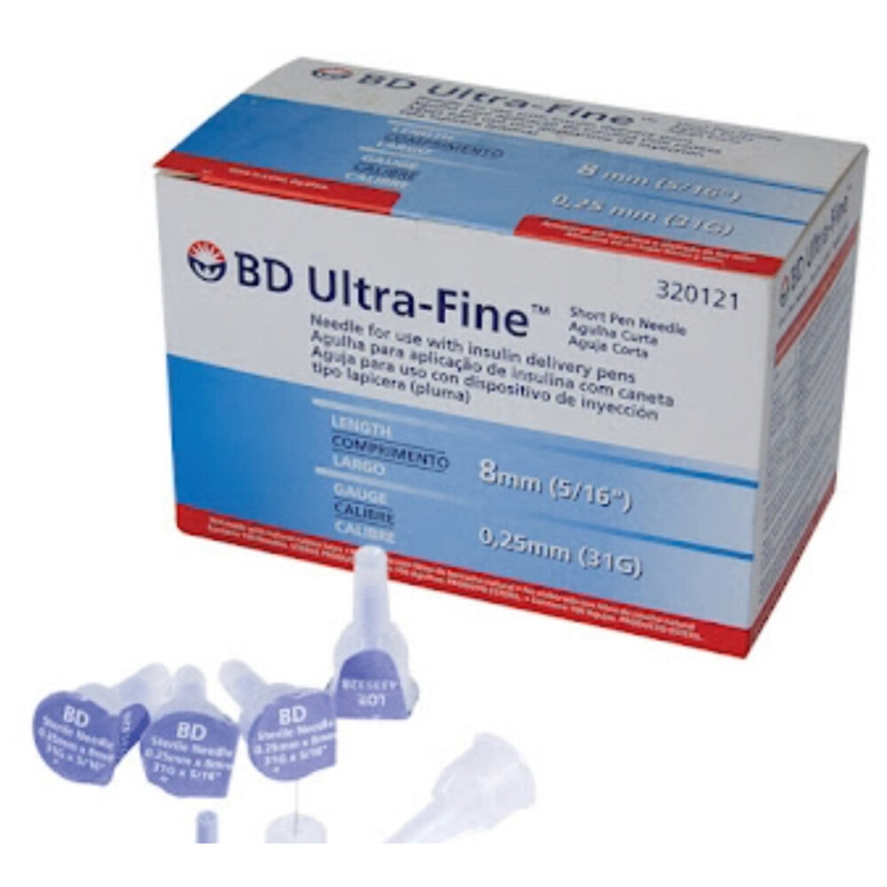 LANTUS AGUJAS 8 MM. BD 320121 CJ X 100 U única