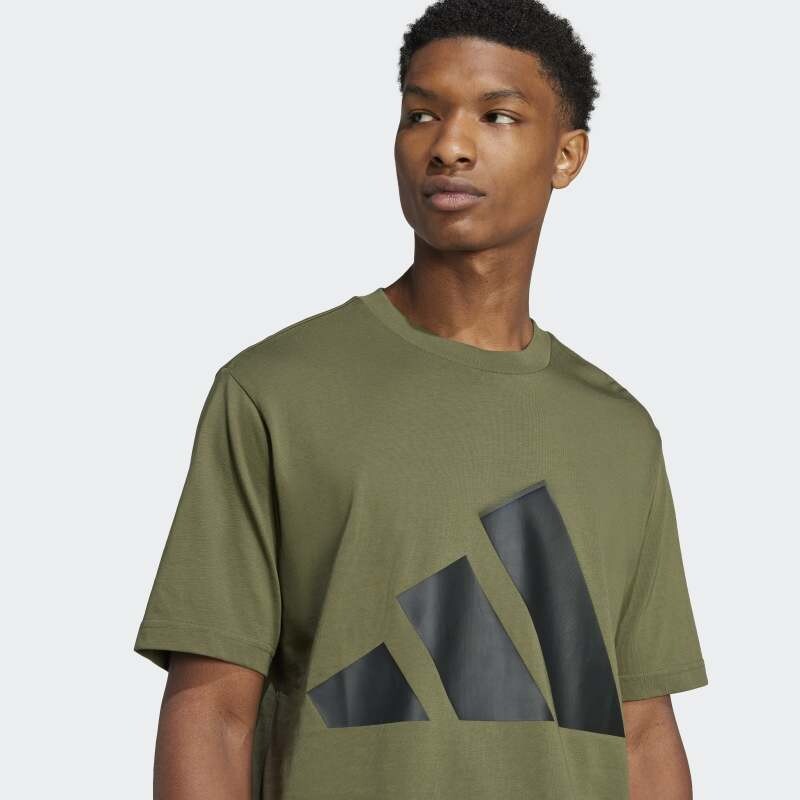 Remera Adidas Essentials Big Logo Verde
