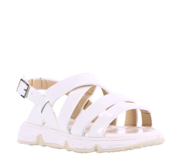 Sandalias de Niña MINI Miss Carol RILEY de charol Blanco