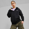 Suede FZ Hoodie Black