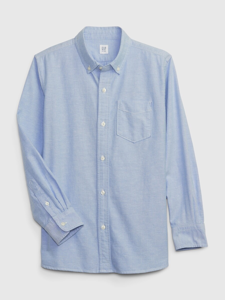 Camisa Oxford Niño - Blue Oxford 
