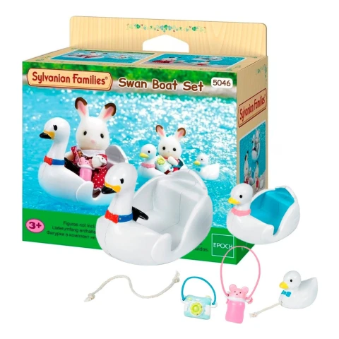 Sylvanian Families Barco Cisnes Paseo Lago Juguete Niños Sylvanian Families Barco Cisnes Paseo Lago Juguete Niños
