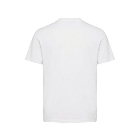 REMERA LACOSTE JACQUARD BRANDED White