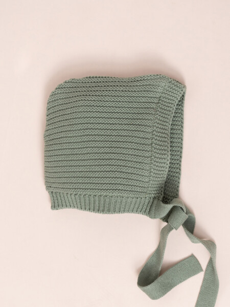 Gorro abrigado con orejas Verde