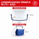 Conservadora térmica 18 lts AZUL