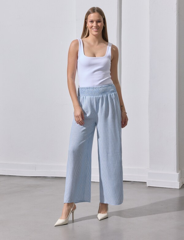 Pantalon Wide CELESTE/MULTI