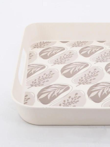 BANDEJA ESTAMPADA BEIGE