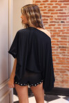 Blusa Grecia Black Lycra