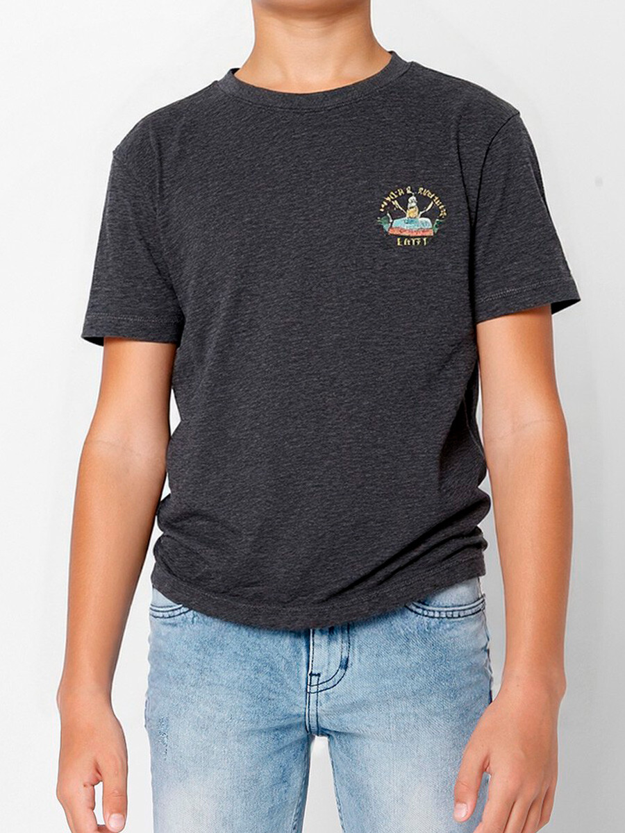 T-SHIRT VARGAS TEEN RUSTY - Gris Oscuro 