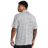 UA Playoff 3.0 Printed Polo-BLU WHT-111